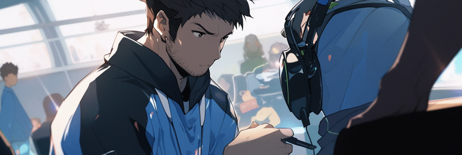 Un manga ou un sophrologue de l'esport est ne action