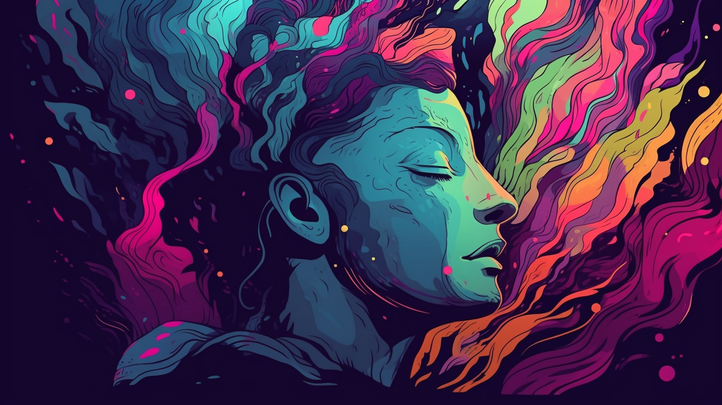 Une représentation visuelle d'un homme qui gère ses émotions et garde la tête froide